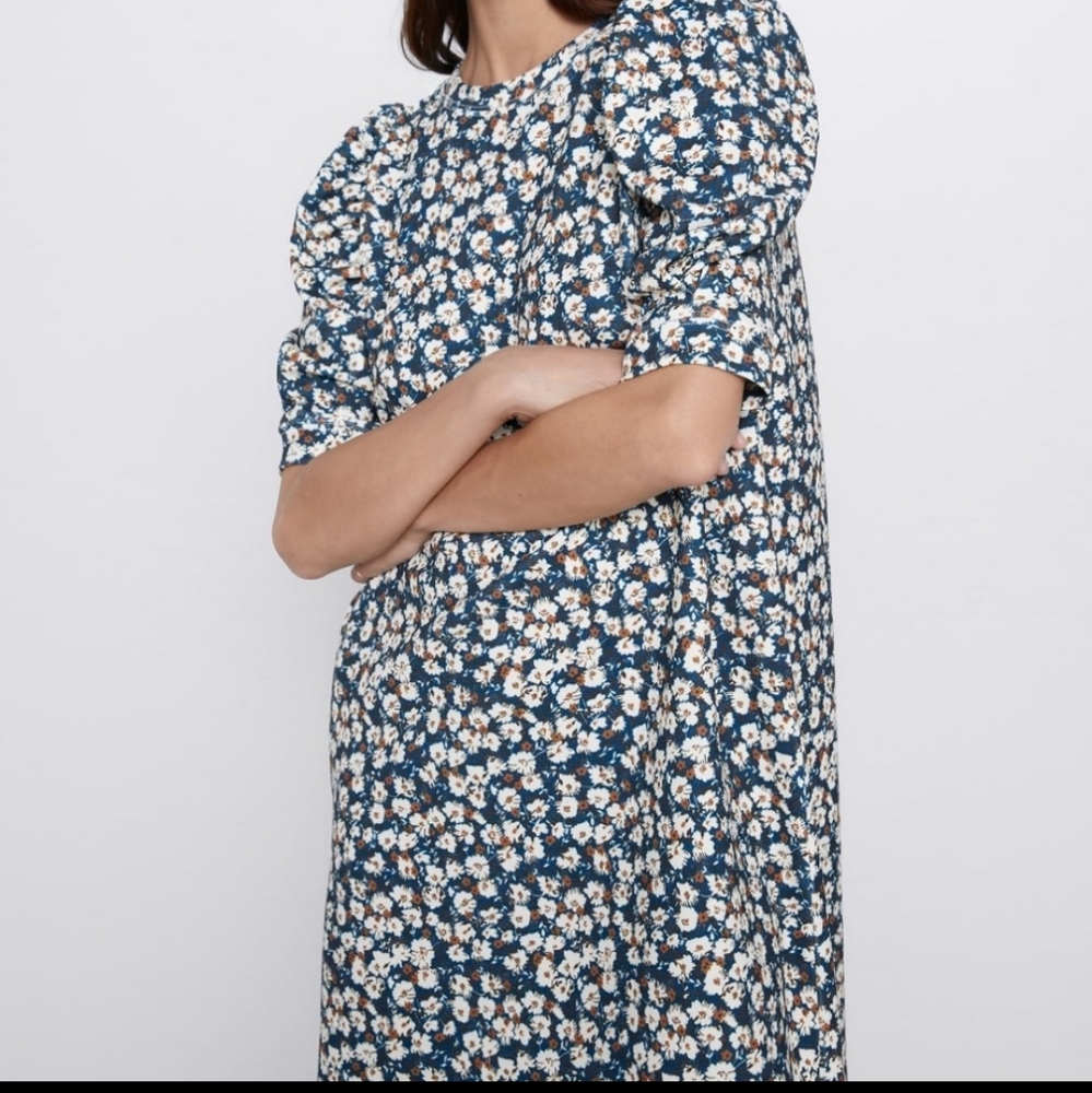 Zara Dress with voluminous sleeves
